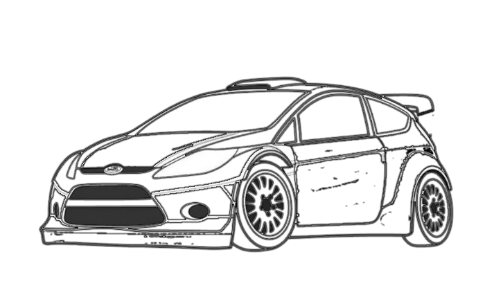 Ford Fiesta St Coloring Pages Coloring Pages